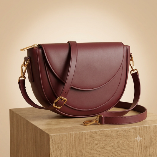Maroon Ruby Shoulder Bag