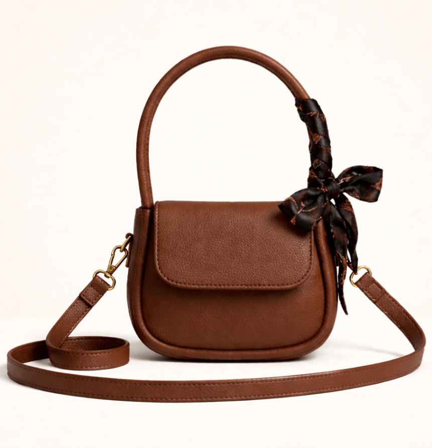 Crossbody Bag with Scarf For Women Fashion AlifLam
