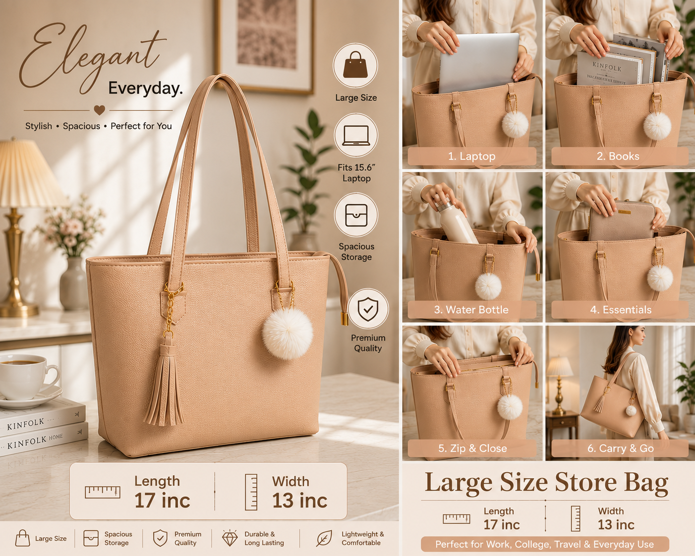ALIFLAM Tote Laptop Bags