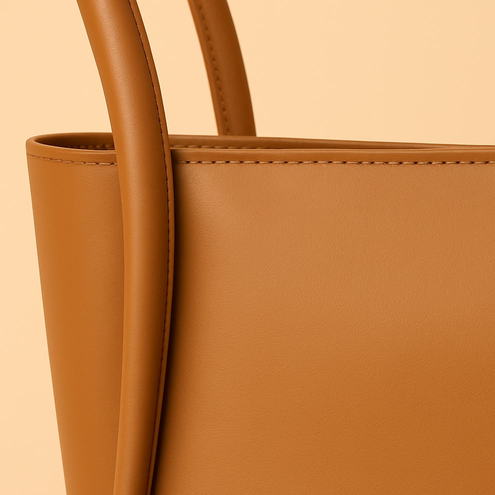 2 PC BROWN TOTE