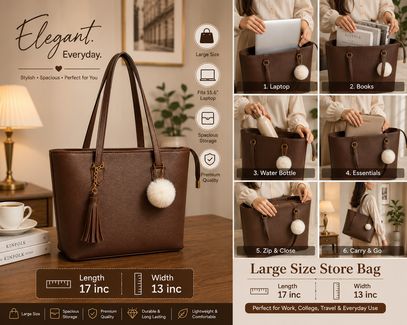 ALIFLAM Tote Laptop Bags