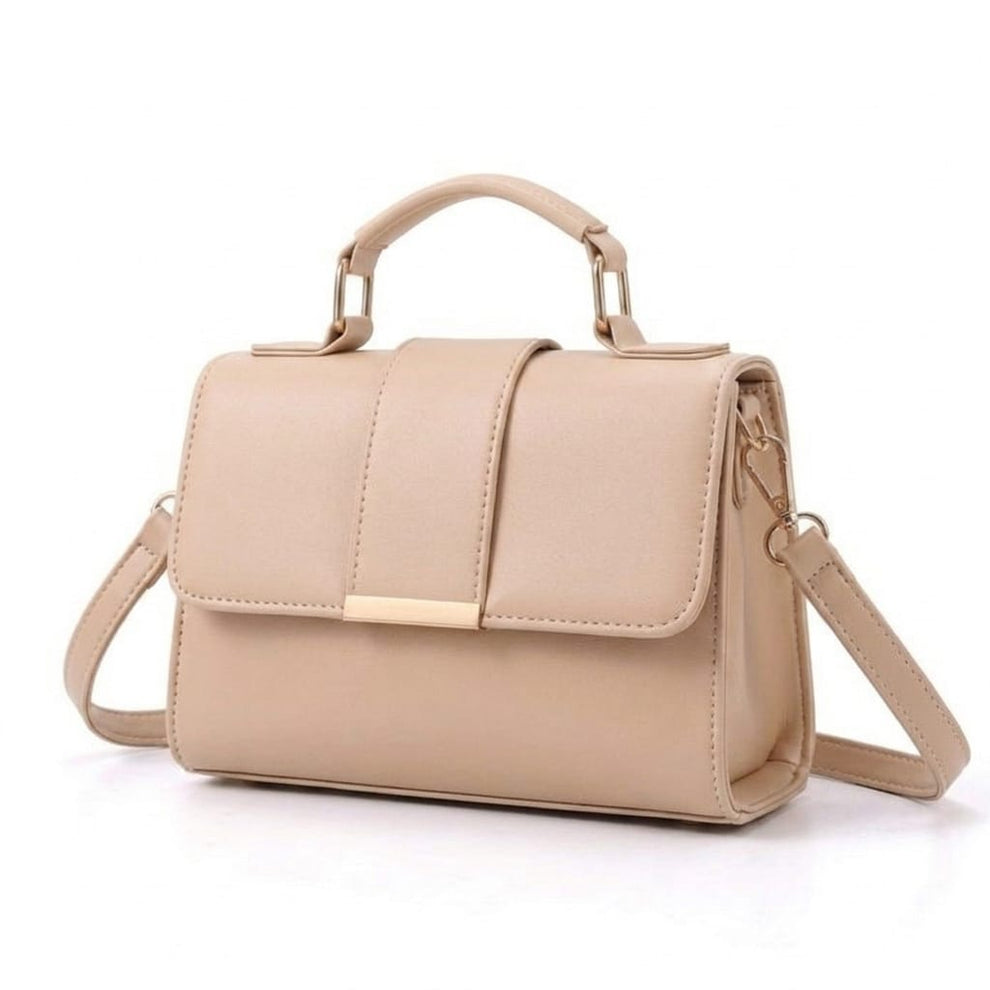 Women's Top Handle Bag – Premium PU Crossbody Handbag for Women