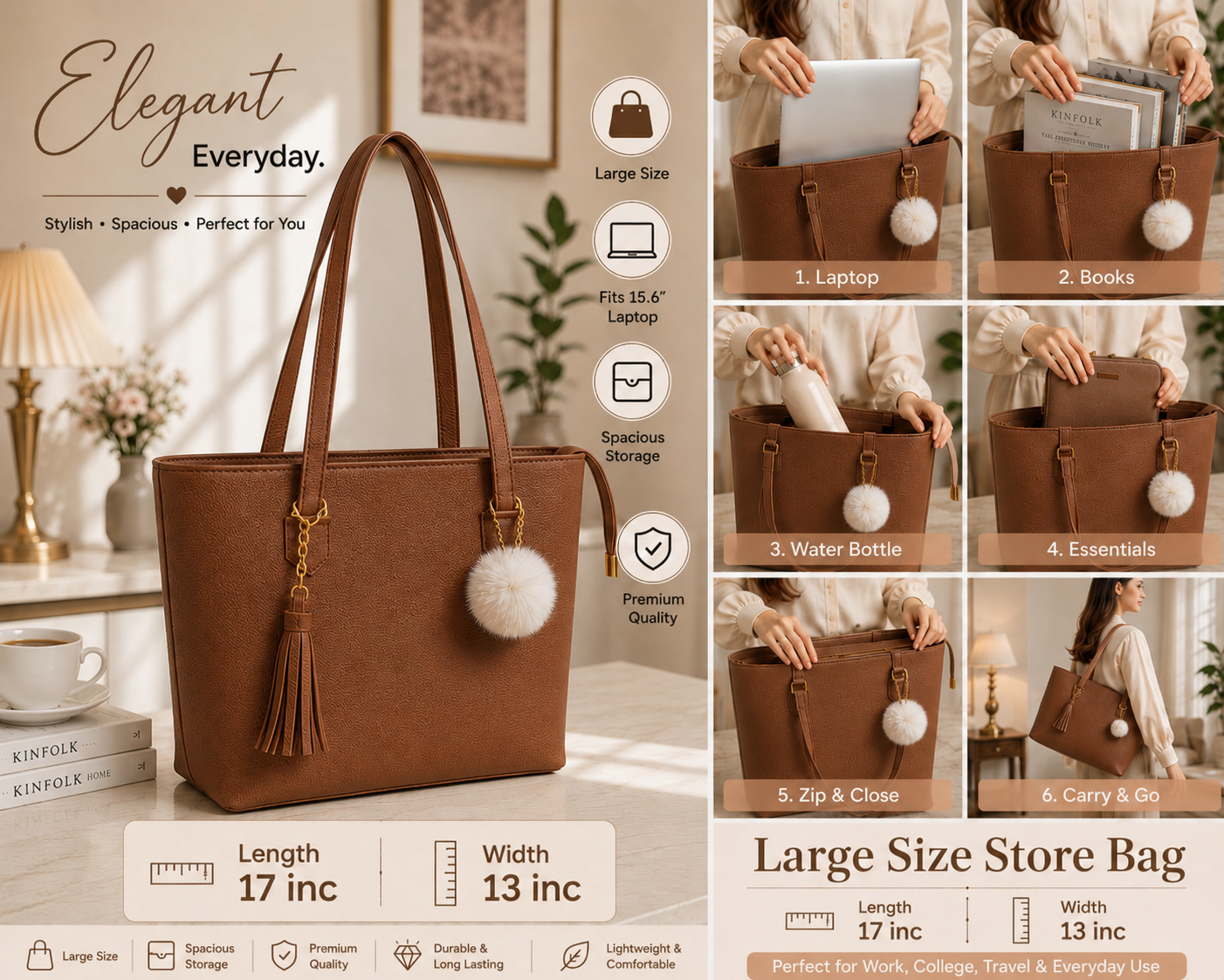 ALIFLAM Tote Laptop Bags