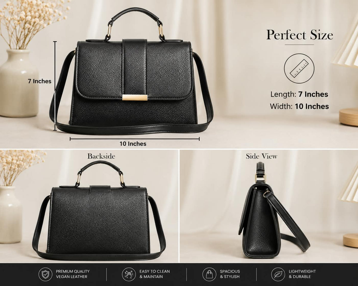 Handle Bag  PU Leather