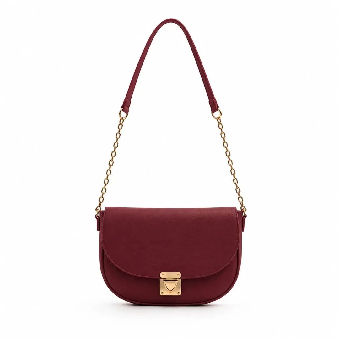 Mroon  Chain Crossbody