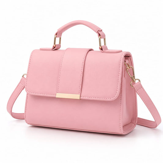Pink handle Bag