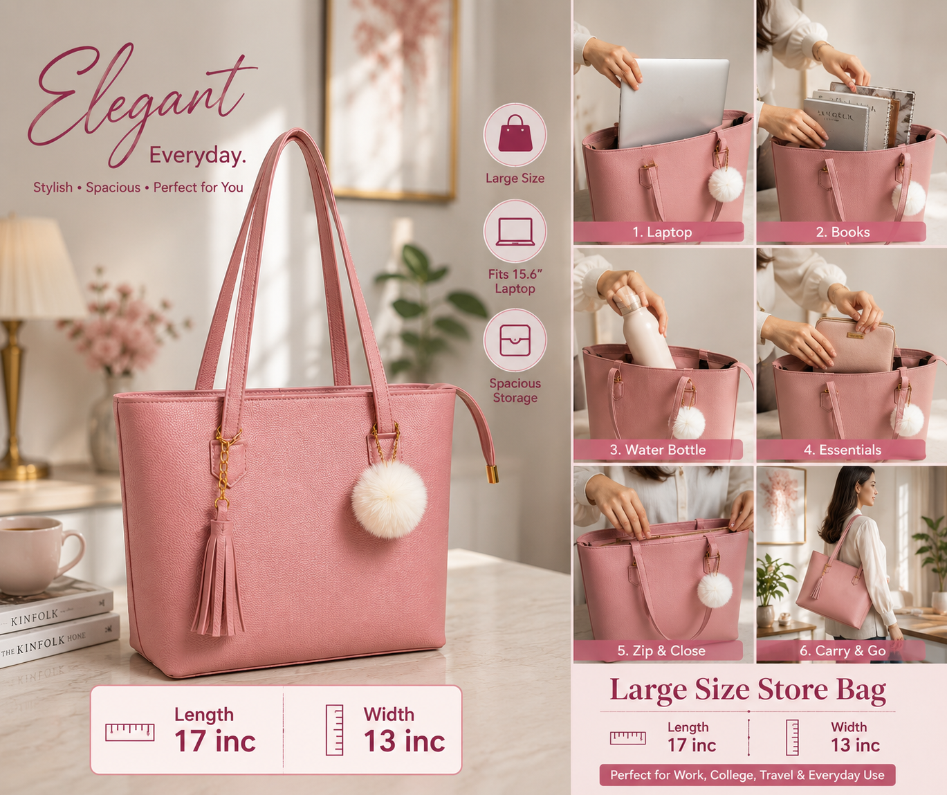 ALIFLAM Tote Laptop Bags