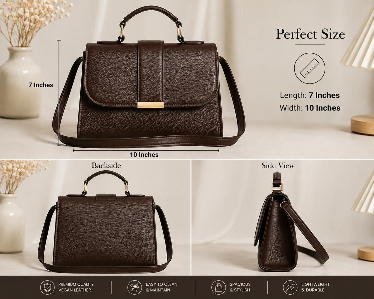 Handle Bag  PU Leather